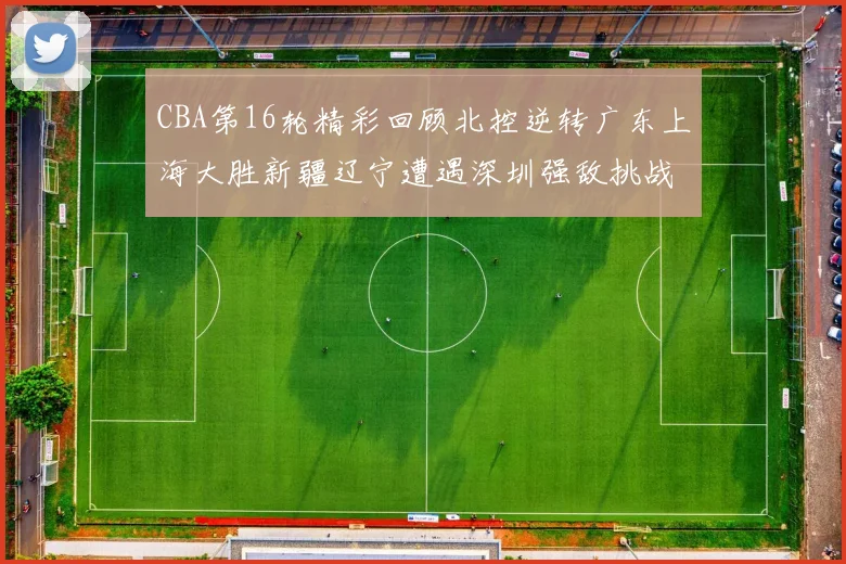 CBA第16轮精彩回顾北控逆转广东上海大胜新疆辽宁遭遇深圳强敌挑战